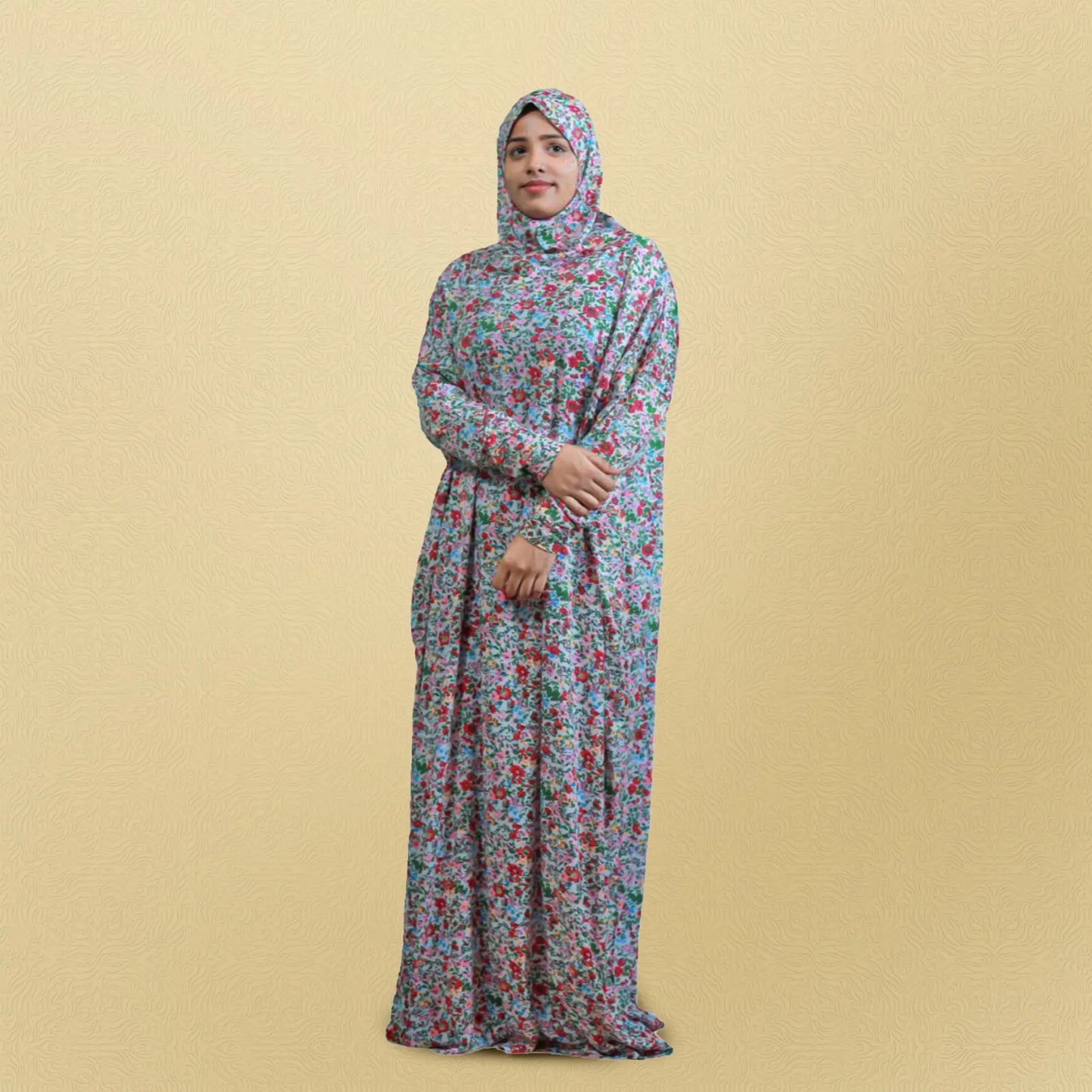 Jilbab 6t6(A) | 6t6 Prayer dress|Niskarakuppayam|Abaya|Namaz khimar|Islamic prayer gowns 6t6apparels