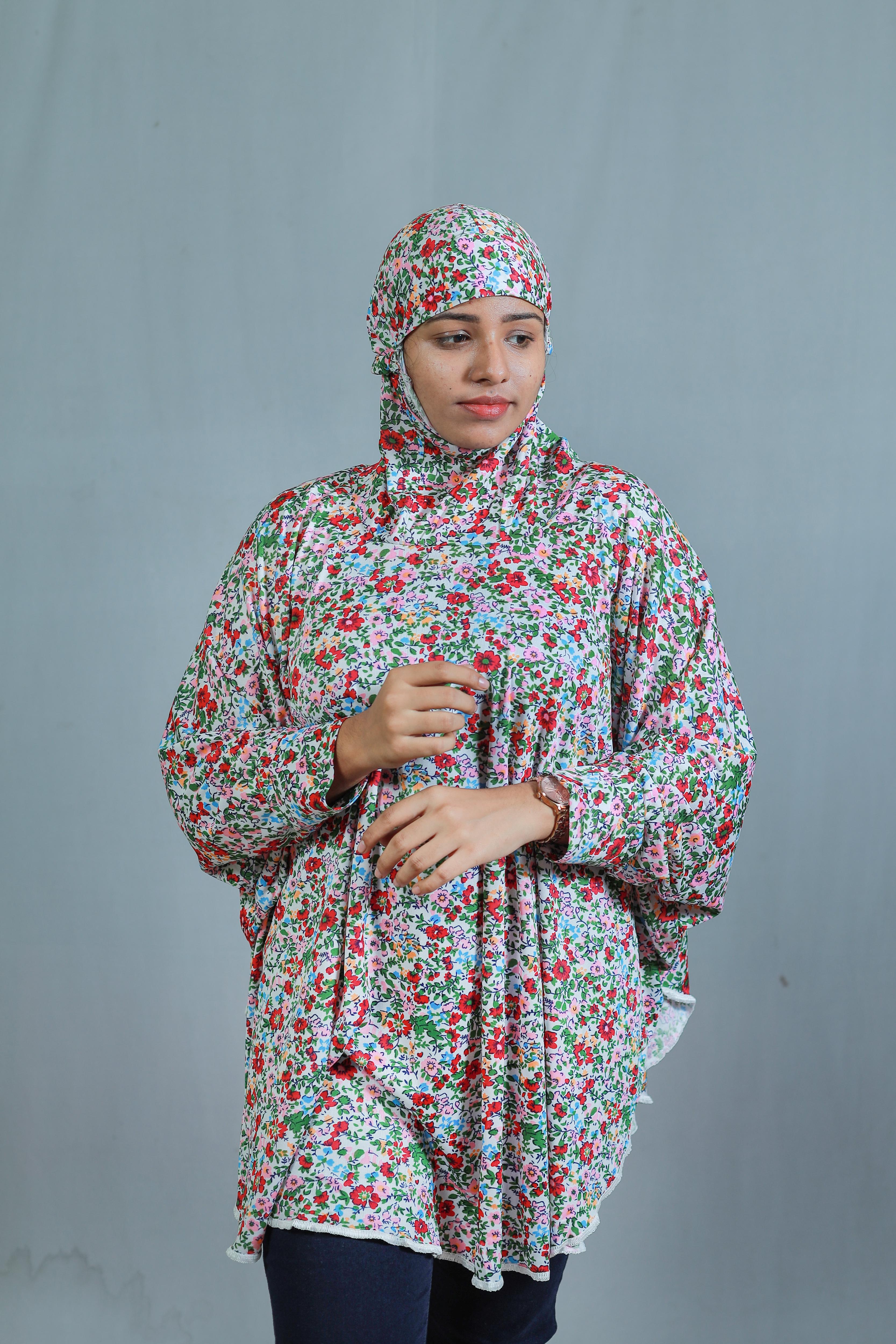 Buy Barakath Women's Full length Prayer Dress Abaya Ihram Set  (110001_White_2XL) (110001_White_2XL) at Amazon.in