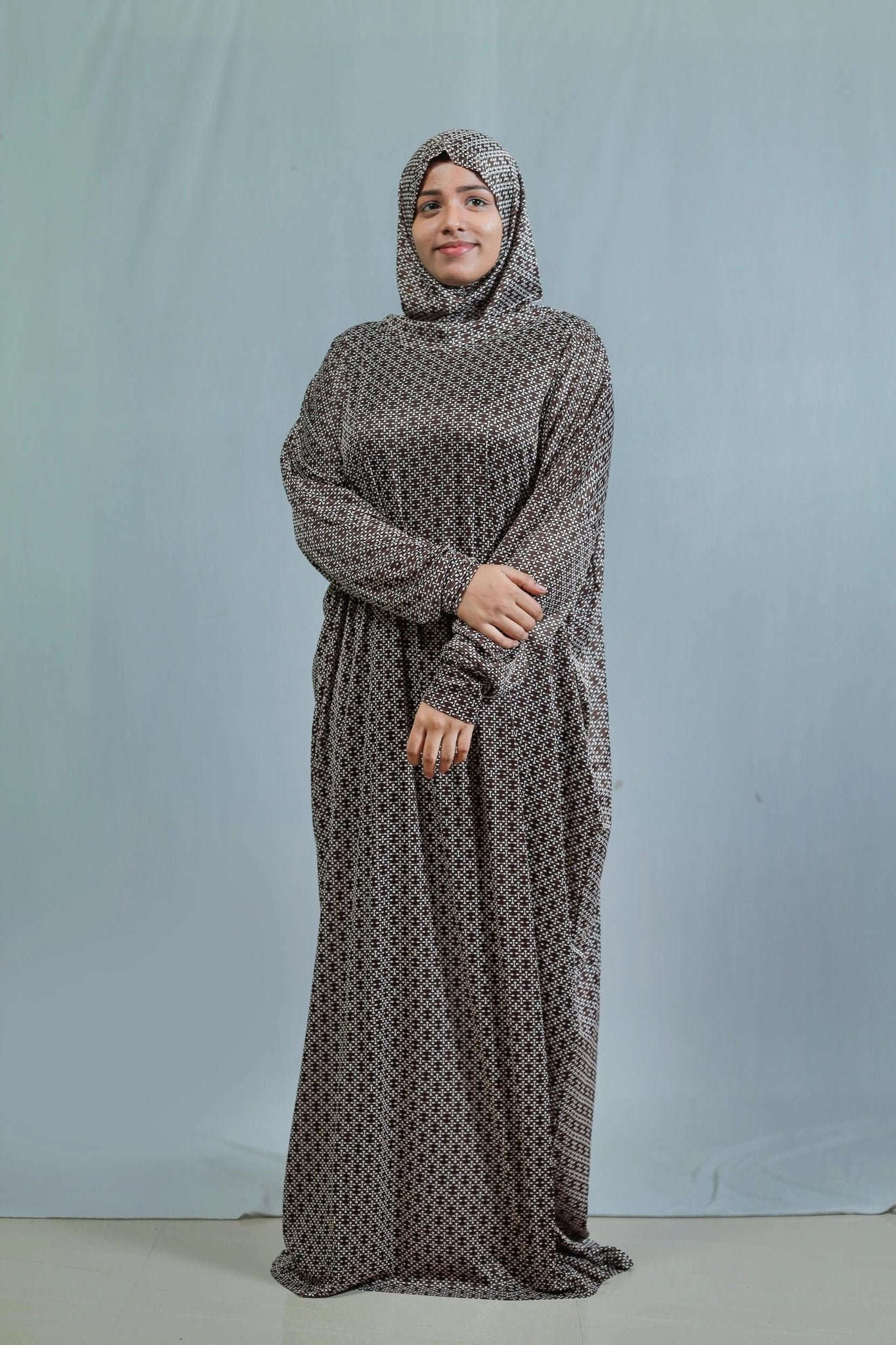 Jilbab 6t6(F) 6t6 Prayer dress|Niskarakuppayam|Abaya|Namaz khimar|Islamic prayer gowns 6t6apparels