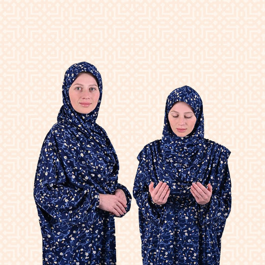 Sayyida - BUS - Floral Prayer Dress - Salah Dress, Niskara Kuppayam - Free Size