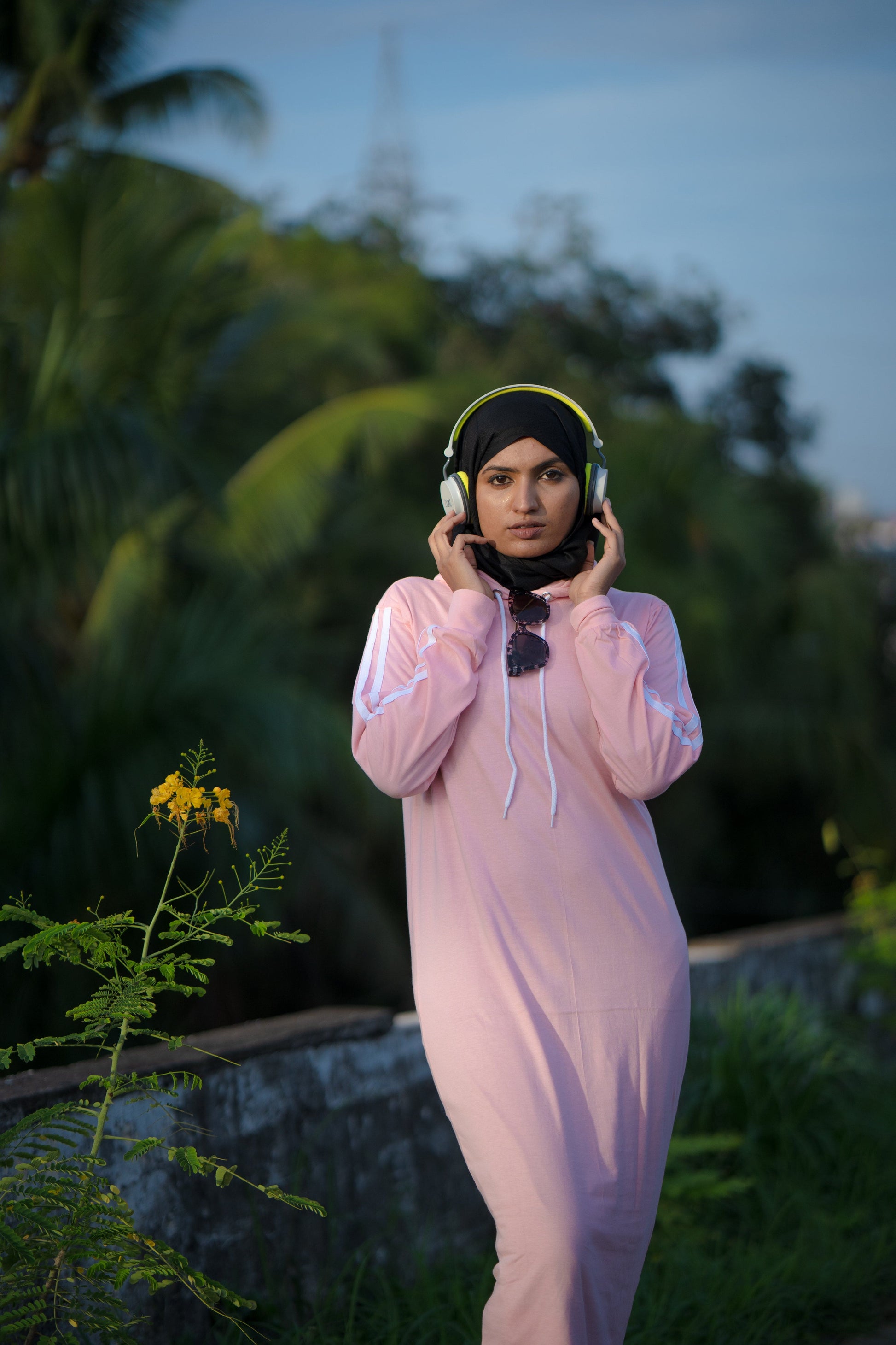 Modest Ankle Length Hoodie(Pink) 6t6apparels