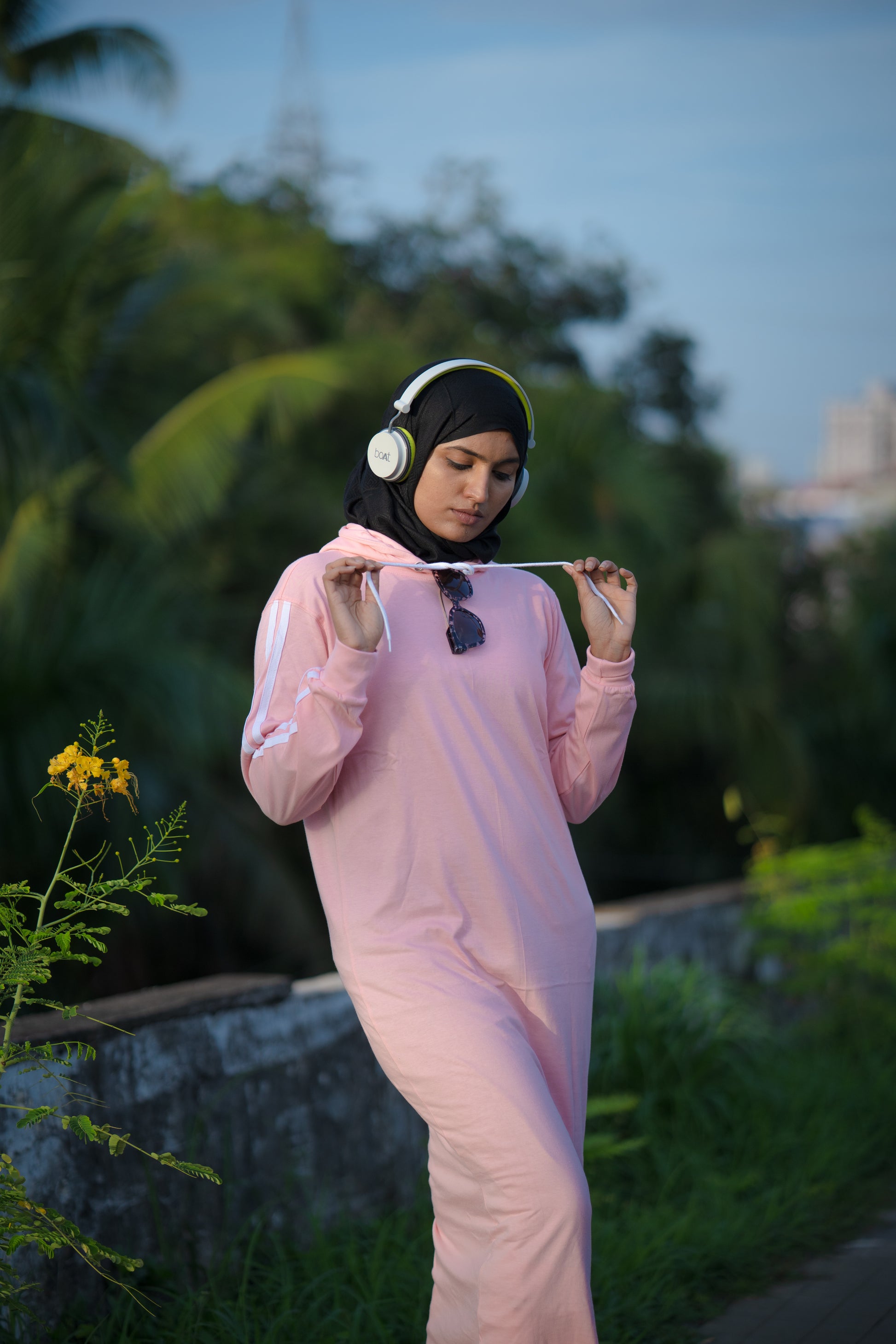 Modest Ankle Length Hoodie(Pink) 6t6apparels