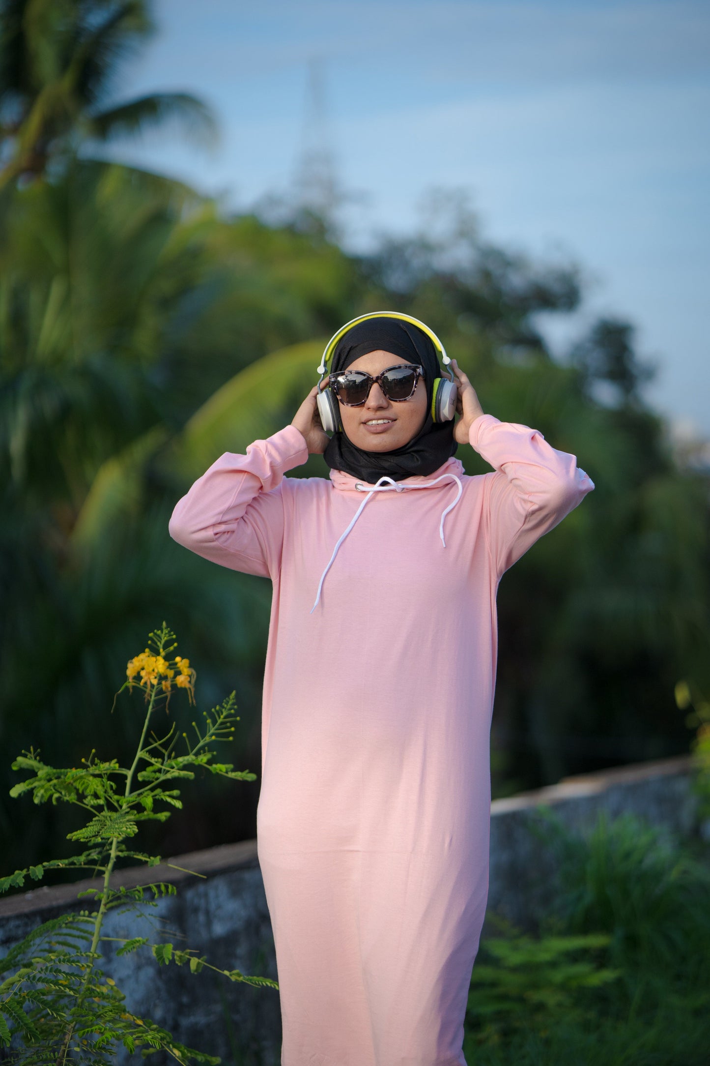 Modest Ankle Length Hoodie(Pink) 6t6apparels