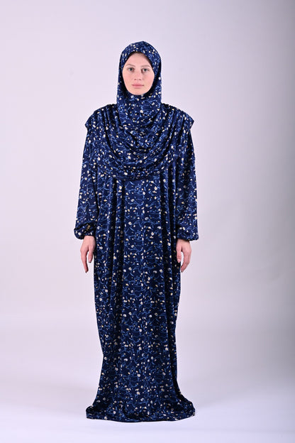 Jilbab with hijab 6t6 Sayyida Abaya | Premium Jilbab Modest Fashion Islamic Dress | Floral Print 6t6apparels