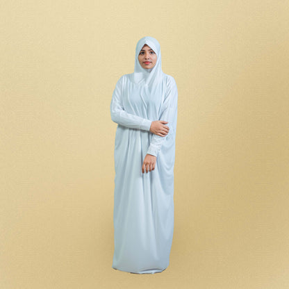 Plain Jilbab 6t6(W)| Prayer dress|Niskarakuppayam|Abaya|Namaz khimar|Islamic prayer gowns 6t6apparels