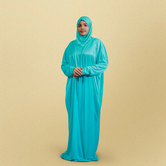 Plain Jilbab 6t6(LG)| Prayer dress|Niskarakuppayam|Abaya|Namaz khimar|Islamic prayer gowns 6t6apparels