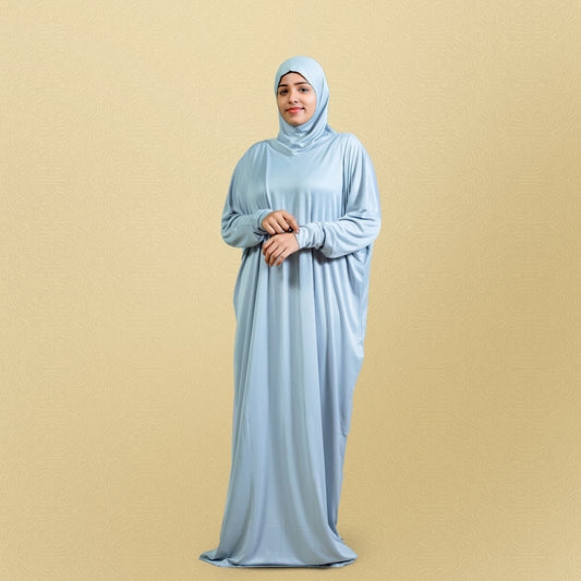 Plain Jilbab 6t6(LN)| Prayer dress|Niskarakuppayam|Abaya|Namaz khimar|Islamic prayer gowns 6t6apparels